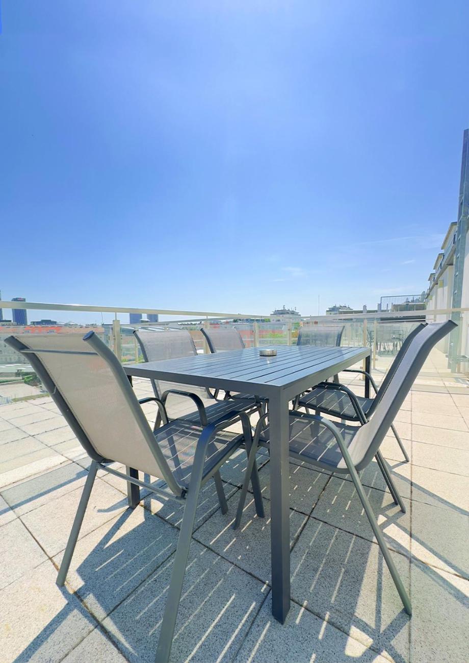 Elegant Duplex Danube Canal Wina Bagian luar foto