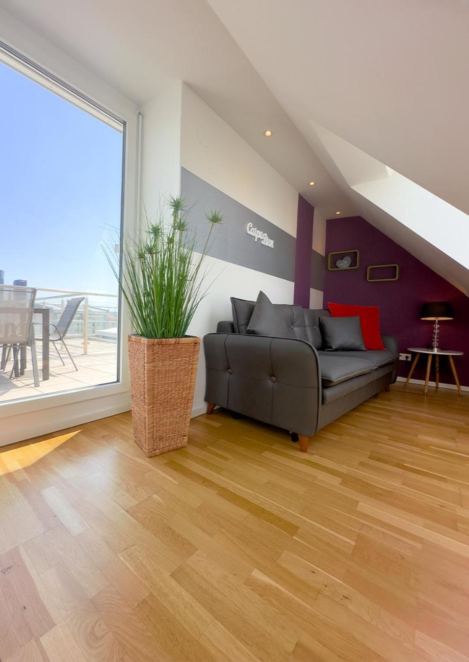 Elegant Duplex Danube Canal Wina Bagian luar foto